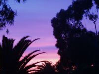 Sunset from our balcony...